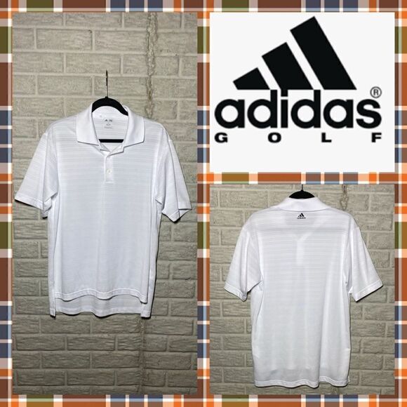 adidas Men’s Golf Polo in White Size Small - Picture 1 of 8